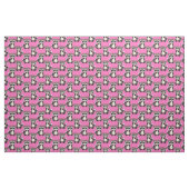 Waschbär-Muster-Design Rosa Stoff (Yard (91,4 cm))
