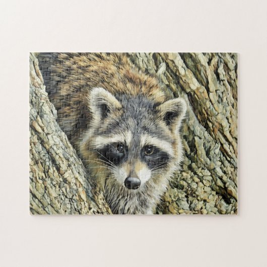 Waschbär Nahaufnahme - Puzzle (Horizontal)