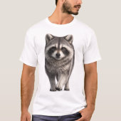Waschbär nähert sich T-Shirt (Vorderseite)
