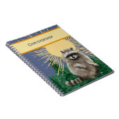 Waschbär Notizblock (Rechte Seite)