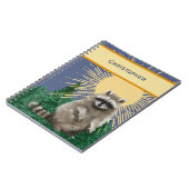 Waschbär Notizblock (Linke Seite)