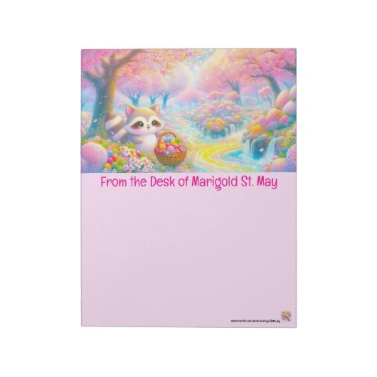 Waschbär Notizblock (Rotiert)