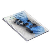 Waschbär - notizblock (Rechte Seite)