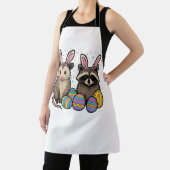 Waschbär Opossum Ostern T-Shirt_1 Schürze (InSitu)
