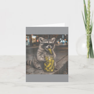 Waschbär Pickles Glas Cride Share Pickle Lustig Karte