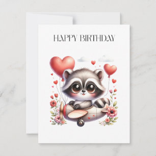 Waschbär-Pilot Geburtstag
