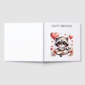 Waschbär-Pilot Geburtstag Gästebuch (Voll)