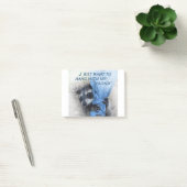 Waschbär - post-it klebezettel (Büro)