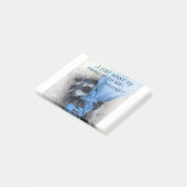 Waschbär - post-it klebezettel (angewinkelt)