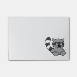Waschbär Post-it Klebezettel