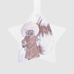 Waschbär-Priester-Verzierung Ornament