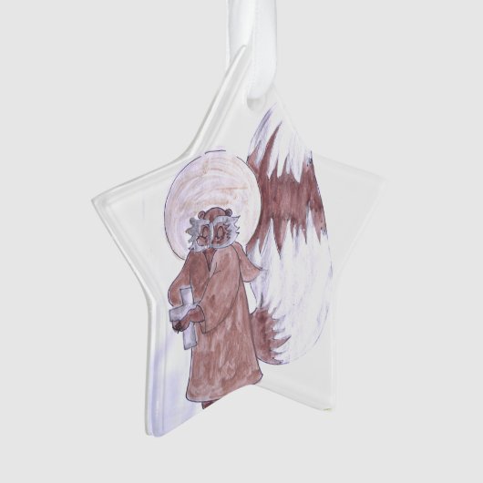 Waschbär-Priester-Verzierung Ornament (Vorderseite)