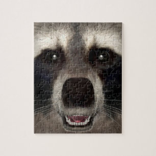Waschbär Puzzle