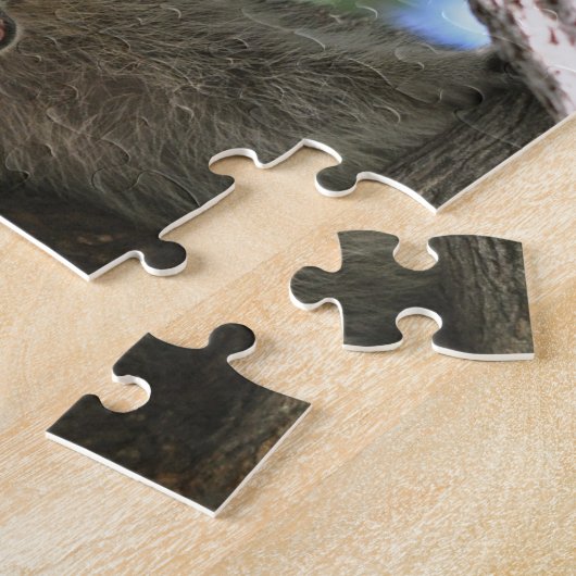 Waschbär - Puzzle (Seite)