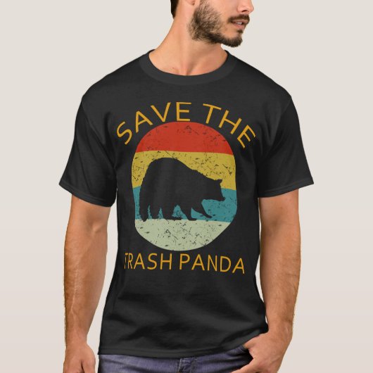 Waschbär rettete den Müllpanda T-Shirt (Vorderseite)