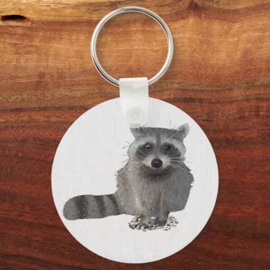 Waschbär Schlüsselanhänger (Vorderseite)