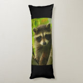 Waschbär Seitenschläferkissen (Rückseite (Vertikal))