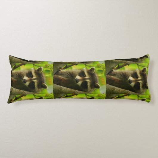 Waschbär Seitenschläferkissen (Vorderseite)