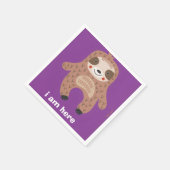 Waschbär serviette (Ecke)