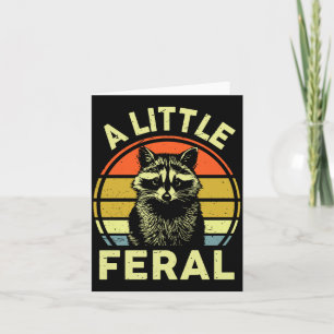 Waschbär-Shirt Ein bisschen wildlustig Waschbär Pr Karte