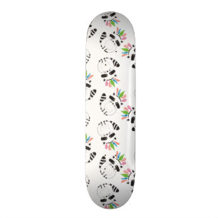 Waschbär Skateboard