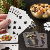 Waschbär Spielkarten (In Situ)