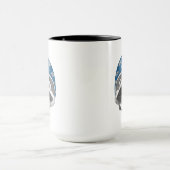 Waschbär-Stuntfahrer Tasse (Zentrum)