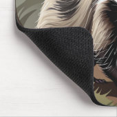 Waschbär, süß, Tier, für Kinder Mousepad (Ecke)
