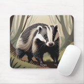 Waschbär, süß, Tier, für Kinder Mousepad (Mit Mouse)