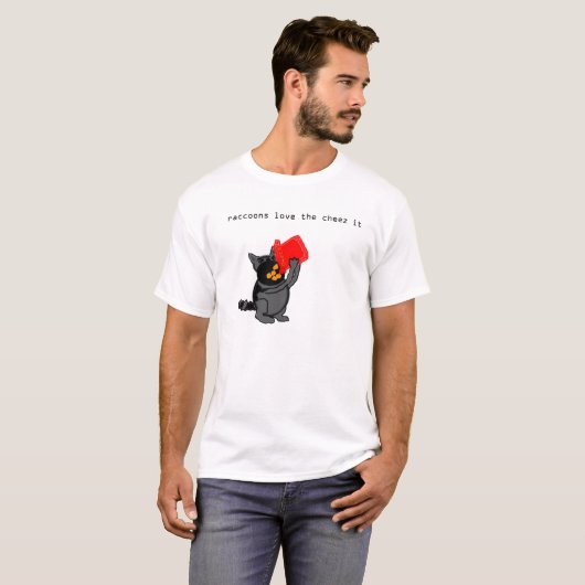 Waschbär T-Shirt (Vorne ganz)
