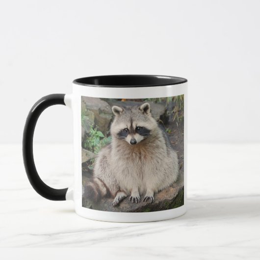 Waschbär Tasse (Links)