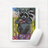 WASCHBÄR Tee-Gast Mousepad (Mit Mouse)