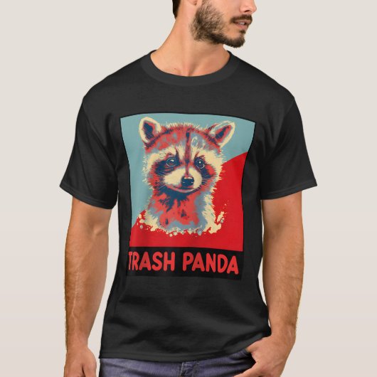 Waschbär-Tier-Baseball T-Shirt (Vorderseite)