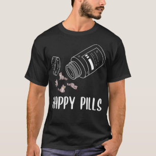 Waschbär Tierliebhaber Lustige Glückspillen T-Shirt