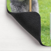 Waschbär und Eichhörnchen spielen Krocket Mousepad (Ecke)