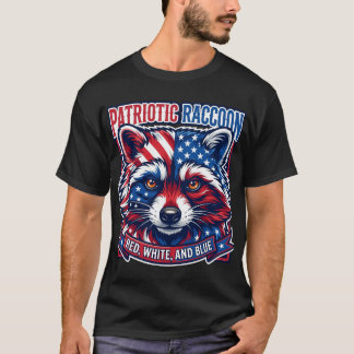 Waschbär USA  T-Shirt