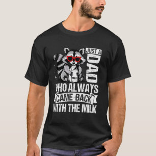 Waschbär-Vater Waschbär-Vätertag Vater-Witz für Mä T-Shirt