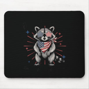 Waschbär Verwildert Aber Frei Land Der Freien Heim Mousepad