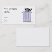 Waschbär-Visitenkarte Visitenkarte (Vorne/Hinten)