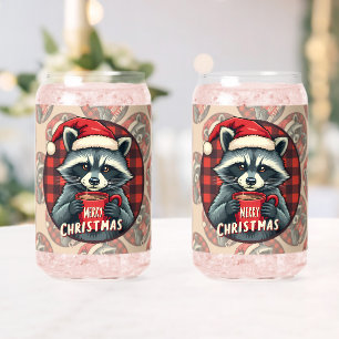 Waschbär Weihnachts-Kakao-Freude Dosenglas