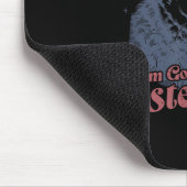Waschbär Zunächst einmal bin ich Gottes Meisterwer Mousepad (Ecke)