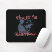 Waschbär Zunächst einmal bin ich Gottes Meisterwer Mousepad (Mit Mouse)