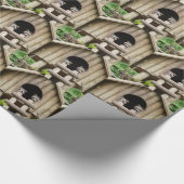 Waschbären Geschenkpapier (Ecke)