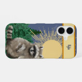 Waschbären-Handyhülle iPhone 16 Hülle (Rückseite (Horizontal))