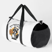 Waschbären-Pizza stiehlt Herzen und Müll Duffle Bag (Rechte Ecke)