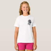 Waschbären-Plünderer-Kinder T-Shirt (Vorne ganz)