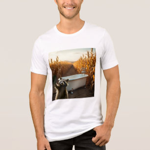 Waschbären-Selfie 1 Tri-Blend Shirt