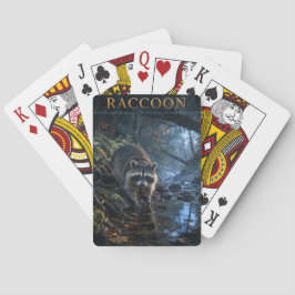Waschbären-Waldstrom-TIER-Poker-Karten Spielkarten