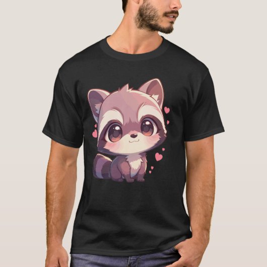 Waschbären Waschbär T-Shirt (Vorderseite)