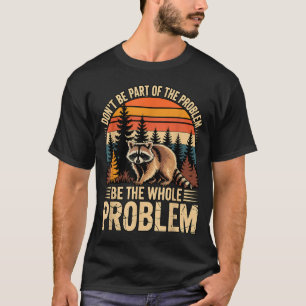 Waschbären-Wildtiere im Freien sind nicht Teil des T-Shirt